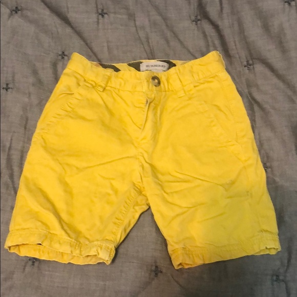 Burberry Chino Mustard Shorts -2Y - Picture 1 of 5